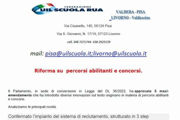 riforma percorso abilitanti