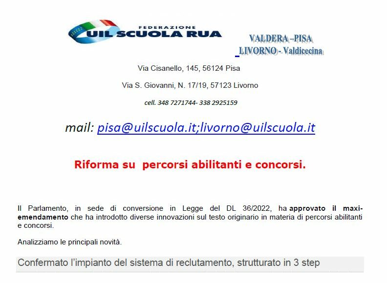 riforma percorso abilitanti